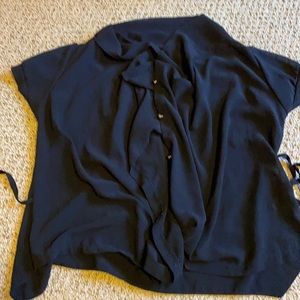 Black see through cover up